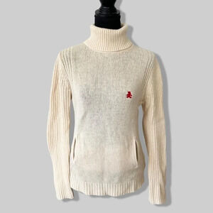 Lulu Castagnette Turtleneck Lambswool Blend  Sweater